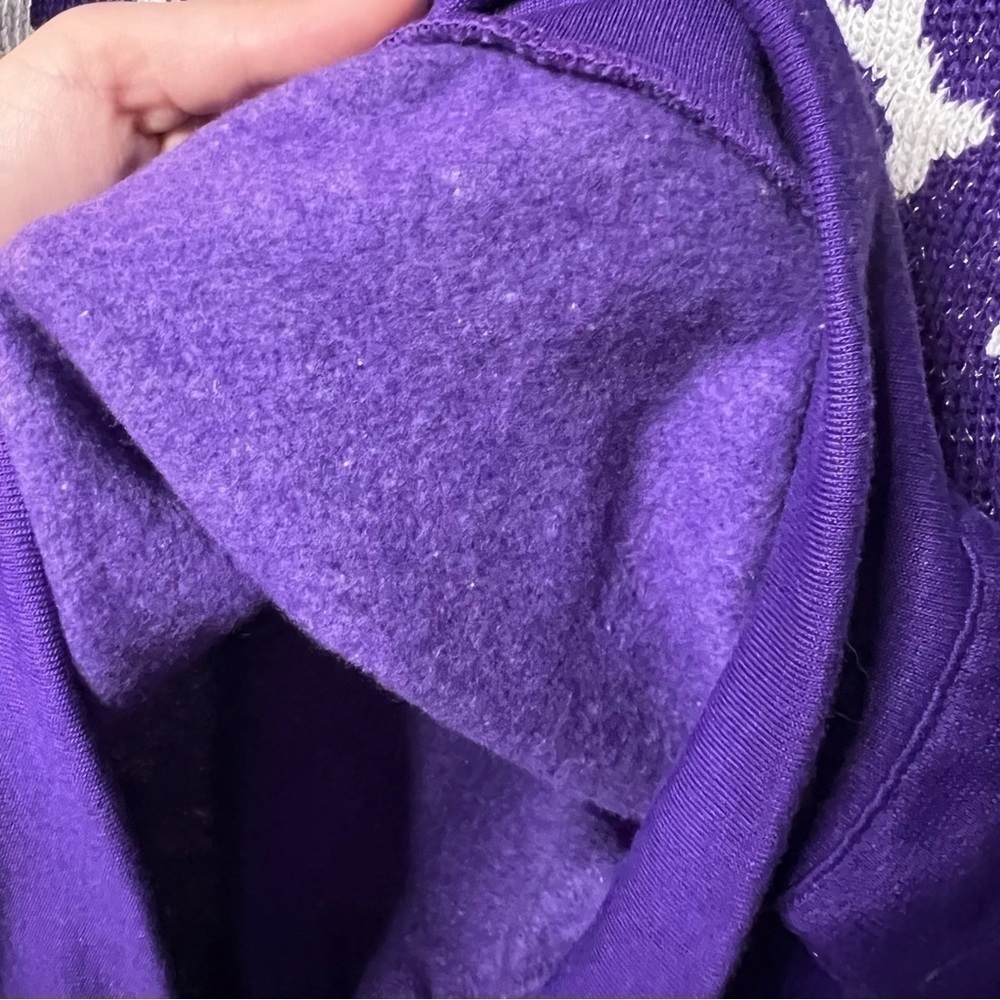 Vintage Purple and White Metallic Labrador Dog Sweater Medium - Picture 6 of 7